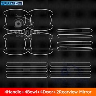 SCH New Upgraded Mazda Transparent Car Door Handle Protector Door Bowl Sticker Car Accessories For M