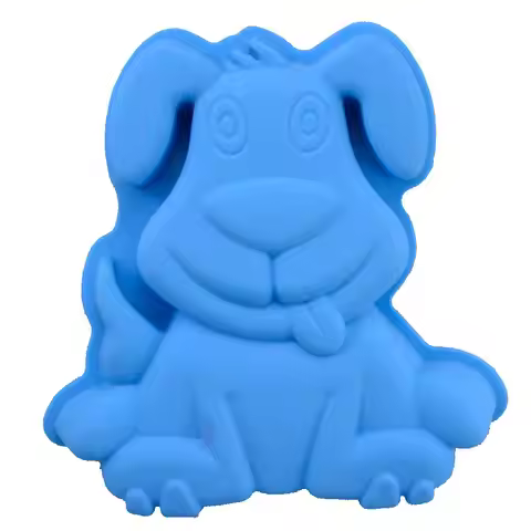 Cartoon Dog Shape Silicone Cake Mold 8inch Mousse Chiffon Brownies Cake Moulds Cake Pan DIY Decorati