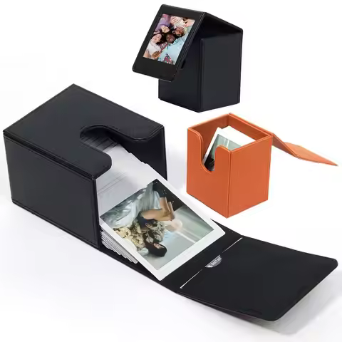 Instant Camera 4 inch-Photo Storage Box Large Capacity High Quality Photograph Case PVC for Polaroid