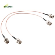2Pcs 3G HD SDI Cable BNC Cable 30cm 75 Ohm for Cameras  Video Equipment Supports HD-SDI 3G-SDI 4K 8K