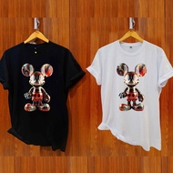 DISTRO COUPLE T-SHIRT MICCKEY3DDesign MADE IN 30S COMBAT COTTON BEST QUALITY