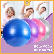 MS Yoga Ball Gym Fitness Equipment Ball 55/ 65/ 75 Cm Yoga Ball Exercise Ball