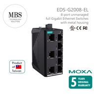 MOXA EDS-G2008-EL | 8 Ports full Gigabit Industrial Unmanaged Switches
