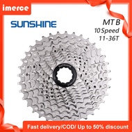 ☎﹉Sunshine Mtb Bicycle Cogs 8/9/10S Speed Cassette 11-32T/40T/42T For Mountain Bike Freewheel Sprock