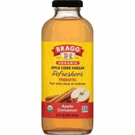Bragg Organic Apple Cider Vinegar Refresher, Apple & Cinnamon, 16 fl. oz. 有機蘋果醋(蘋果肉桂風味)  [0743050521