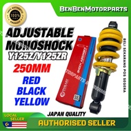 125ZR Tokahi Japan Gold Standard Adjustable Monoshock 250mm Absorber Racing Yamaha Y125Z Y125ZR 125Z