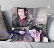 （xzx  31th）  (All inventory) Pillow cases! Chen Qingling, untamed founder Wang Yibo, small exhibition Fan Yi Pillow Case Home Costplay Gift (double-sided printing) 17