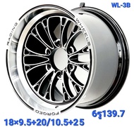 ล้อแม็กเขากวาง ขอบ 18 กว้าง 9.5/10.5 ราคา 4 วง ส่งฟรี