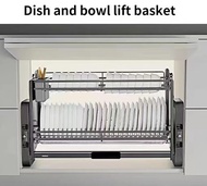 HIGOLD 304 Stainless Steel Kitchen Cabinet For Storage Of Double Deck Dish Basket Damping Buffer Up 