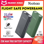 YOOBAO Powerbank 20000mAh Powerbank Fast Charging Powerbank 22 5W Powerbank With Torchlight H2Q Pawe