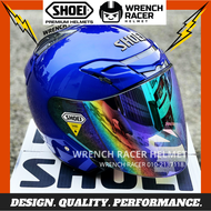 Helmet SHOEI JFORCE 3 / SHOEI JF3 Helmet / Visor SHOEI CJ1 (Matte Black / Blue / Black / Maroon / Pearl Grey / Silver)