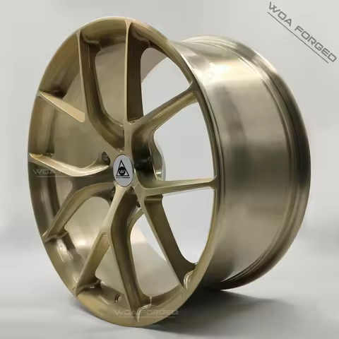 Chrome 6061T6 Brushed Forged Concave Car Wheels P101 for BMW AUDI Tesla Rim 5x114.3 5x130 5x120 Spok