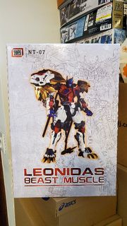 全新 未開 NEOART TOYS Leonidas Beast Muscle WHITE COLOR VERSION 變形金剛 Transformers NT-07 柯柏文 合金原色 白獅文 Leo