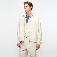 BOCU Men's Twill Zip Up Jacket