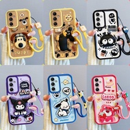 Casing Samsung S25 S25 PLUS patung pelekat comel phone casing