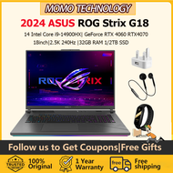 2024 ASUS ROG Gungod 8 Plus Gaming Laptop| ASUS ROG Strix G18 Laptop|ASUS Gaming Laptop|14 Gen Intel Core i9-14900HX| NVIDIA GeForce RTX4060/RTX4070 Computer Notebook|18inch|2.5K 240Hz Notebook|ROG枪神8 Plus|枪神游戏本