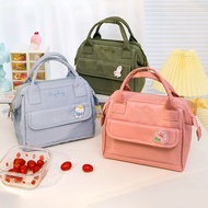 ✺Kawaii Lunch Bag Women Cute Peach Picnic Travel Thermal Breakfast Box Girls School Child Portable L