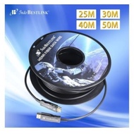 Cable HDMI 40m Active optical fiber 2.0 4K - Cable hdMI 2.0 FIBER optic 40 meters BESTLINK