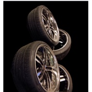 AME AMR E SHALLEN WHEELS TYRES WITH SPORT RIM FORTIS T5 SIGNATURE SERIES (225/35ZR20 @ YEAR 1995 )4 