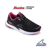 Bata บาจา POWER รองเท้ากีฬาวิ่ง แบบผูกเชือก สำหรับผู้หญิง รุ่น Plazma Gel 500 สีดำ รหัส 5186144