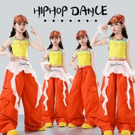 Kids Dance Outfit Hip Hop Shirt Hiphop Costume Kids Crop Top Girl Jazz Dance Costume Kids Catwalk Pe