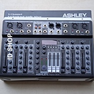 Miliki Mixer Audio Professional Ashley 8 Channel 4 Mono+4 Stereo+Mic
