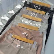 kulot highwaist knit waffle korean look premium UNIQLO