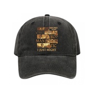 Romantic Journey Bruno Mars Men's Fun Wash Printed Neutral Fashion Baseball Hat