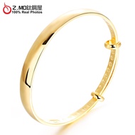 Women Bracelet Z.MO Titanium Steel House Smooth Plain Alloy Copper Gold-Plated Special Shape Fine-Tu