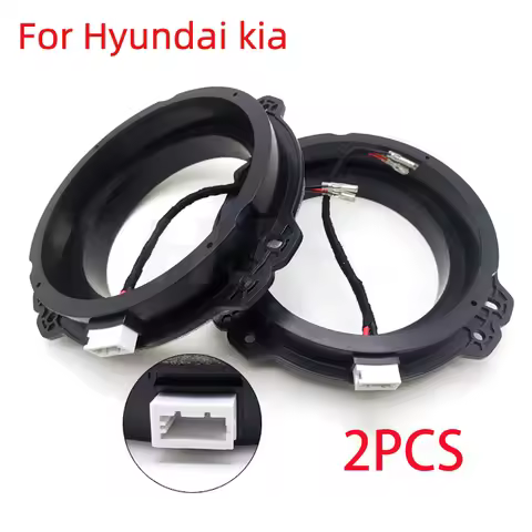 2pcs 6.5" Car Speaker Audio Pad 6.5 Inch Woofer Speaker Adapter Mount Mat For Hyundai Ix35 Kia K3 K5
