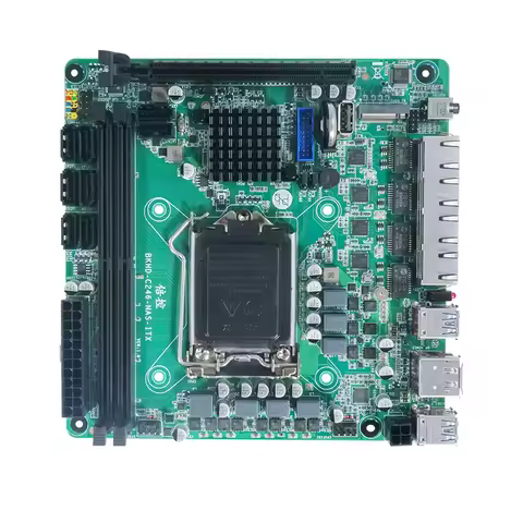 SZBOX C246 NAS Motherboard Support I5-8500/I3-9100/I7-9700 CPU NAS Board 2*M.2 2280 NVMe SSD 10 SATA