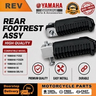 YAMAHA Rear Footrest Set Aluminium Alloy Foot Peg Belakang LC135 Y125ZR Y125Z SRL110 LAGENDA110 Moto
