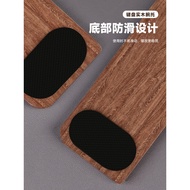 AT-🛫Mechanical Keyboard Support Black Peach Wood Solid Wood Keyboard Palm Tray Wrist Rest Computer Wristband Pad61/68/75