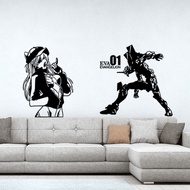 EVA Neon Genesis Evangelion anime chassis wall sti EVA Evangelion anime chassis Stickers wall Sticke
