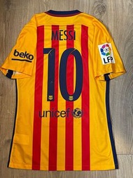 (95%新) 巴塞Barcelona 2015/2016 美斯 Messi S碼球衣 球員版