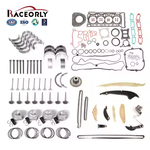 RACEORLY Engine Rebuild Kit Piston +0.25mm For VW Audi 2.0L CNC CHH EA888 Gen3