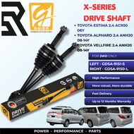 Toyota Estima 2.4 ACR50 (2WD) 06Y, Alphard Vellfire 2.4 ANH20 (2WD) 08-14Y Gaido X-Series Drive Shaf