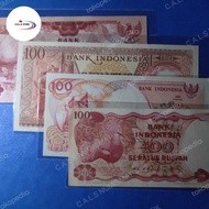Uang Kuno 100 Rupiah 4 Generasi aUNC/UNC