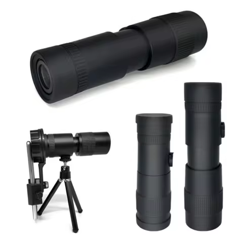 High Power 10-300x40 Monocular Telescope Long Range Zoom BAK4 Prism With Tripod Phone Clip For Outdo