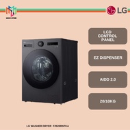 LG F2520RNTKA 20/10kg Front Load Washer Dryer with with AI Direct Drive™ and TurboWash™ ThinQ Mesin 