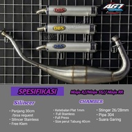 Ninja R RR SS DBS Stainless Cobraknalpot Non-Cobra/