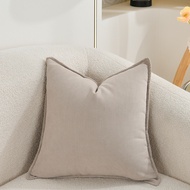 New 18x18in/20x20in/24x24in Thickened Durable Cushion Cover Chenille Cream Velvet Throw Pillow Cover