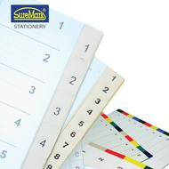Suremark 11-Hole PP Index Dividers (A4)