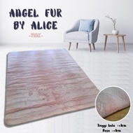 PREMIUM FUR CARPET FOAM CARPET 140x200 ANGEL FUR PINK