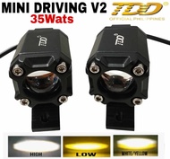 4646 TDD MINI DRIVING LIGHT V2 35Watts Pair Bulb