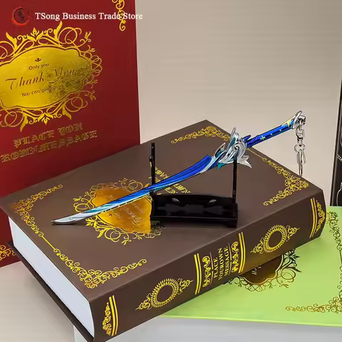 Genshin Impact 22CM Game Peripherals Kamizato Ayato Models Haran Geppaku Futsu Full Metal Replica Sw