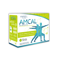 Amsel Amcal LIME FLAVOR แอมเซล แอมแคล รสมะนาว (30 ซอง)