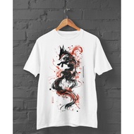 Black Fox T-Shirt | Japanese Fox Tshirt | Harajuku | Japanese Tshirt