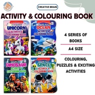 Kids Activity and Colouring Book - Learning Book - Activity Book - Colouring Book - Fun Book