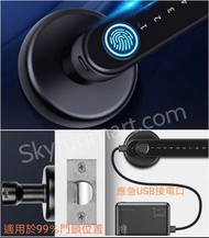 電子智能指紋密碼鎖|Digital fingerprint door lock, smart pin door lock [門鎖, 鎖匙, 免打孔, 安裝簡單,電子, 手指, 安全, 防盜| pin,